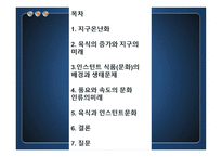 육식과 인스턴트 문화 인스턴트 식품문화의 배경과 생태문제-2