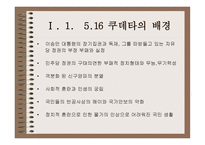 516 군사쿠데타와 박정희 정권-4