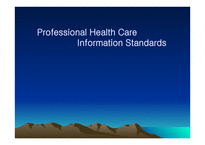 Professional Health CareInformation Standards-1