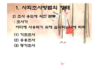 사회조사방법의 형태와 절차-8