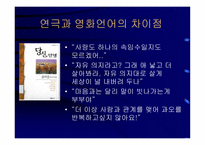 연극의 언어연극과 영화언어의 차이점 분석-14