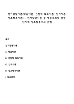 언어발달이론(학습이론, 선천적 획득이론, 인지이론, 상호작용이론) - 언어발달이론 중 행동주의적 관점, 인지적 상호작용주의 관점-1