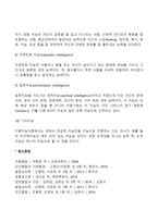 [아동지능발달] 다중지능이론-5