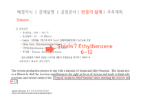 styrene process 스티렌 공정 반응기 경제성 분석-20