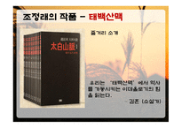조정래 생애 레포트-13
