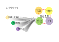 사업계획서(창업계획서) : 셀러드 테이크아웃샵 바쁜 일정을 보내는 학생과 직장인들에게 영양을 공급하는 셀러드를 테이크아웃으로 판매하는 사업계획서-6