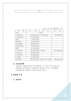 사업계획서(창업계획서) : 남성용(40대 이상) 청바지 사업계획서-13