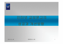 인터넷 교보문고의 성공과 개선방향-1