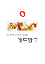 [마케팅] 요거트 아이스크림 `레드망고` 마케팅사례분석-1