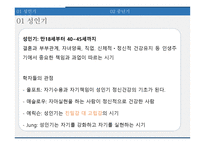 성인기 및 중년기 정신건강개입 PPT(성인기욕구와문제, 중년기문제, 정신건강문제, 개입사례, 소감) 프레젠테이션-3