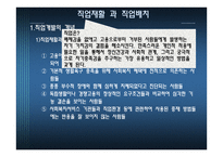 직무분석 및 직업배치 -16