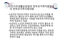 한 부모 가정 정책 -9
