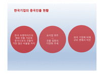 요식업 프랜차이즈의 중국진출 -13