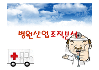 병원산업 조직분석 -1