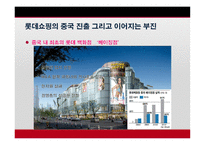 롯데쇼핑의 중국진출 분석 -6