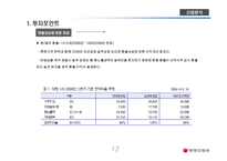 동양종금증권  기업가치 분석 -13