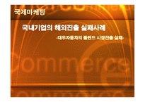 국내기업의 해외진출 실패사례 -대우자동차의 폴란드 시장진출 실패- -1