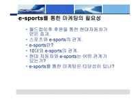 월드컵 이후 현대자동차의 효과적인 e-sports 마케팅 -3