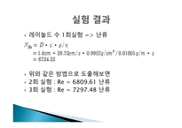 마노미터를 이용한 관내유속측정 -16