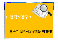 호주의 전력시장 -4