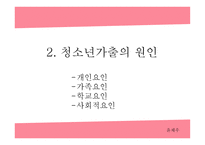 청소년복지론 - 청소년 가출 -17