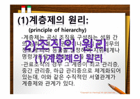 조직이론, 조직의 개념과 원리 -6