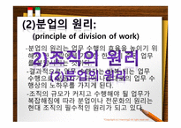 조직이론, 조직의 개념과 원리 -7