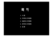 한,미,일의 조직문화 -2