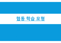 체육교육론 협동학습모형이란 -1