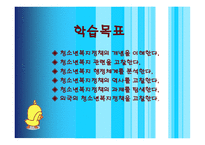 청소년 복지정책의 개념 이해하기 -2
