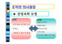 의사 결정 과정 - 정의, 개인 의사 결정 -10