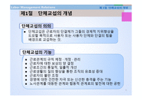 단체교섭 개념, 주체와 범위 -3