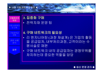 구매네트워크 관리 의의, 구축 -9