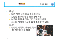 배드민턴 역사, 특성과 효과 -3