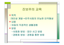 진보주의 정의, 교육 -4