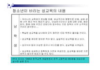 청소년기의 성교육 문제 -6