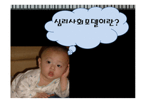 심리사회모델 - 심리사회모델개념, 이론적 배경, 주요 개념 -4