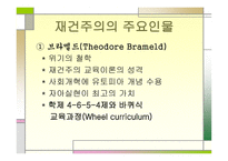 재건주의 주요인물, 배경, 개념 -6