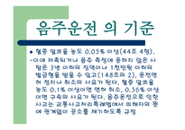 음주운전 관한 법률, 음주운전 의 기준 -3