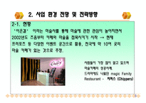 magic 카페 사업계획서 - 마케팅 전략 -5
