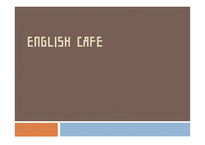 English Cafe 사업계획서 -1