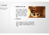 혼자 먹는 고기, 사업 계획서 -4