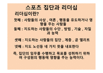 스포츠와 집단 - 스포츠 사회화 집단의 정의 -17