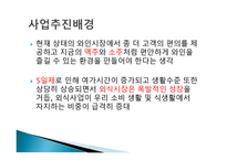 와인을 즐길수 있는 환경    사업계획서 -3