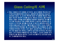 Glass Ceilinge 정의, 발생원인, 사례 -7