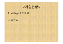Vintage J 의류 판매 창업 계획서 -3