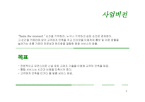 Seize the moment 사업계획서 -2