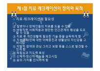 치료 레크리에이션 개념 정의 -5