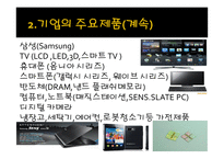 세계의 대기업에 대해서 (삼성 , 애플 , 구글 , MS,SONY) -8