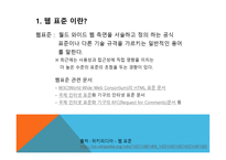 웹(WEB) 표준이란, 해외 웹사이트 개발 추세 -5